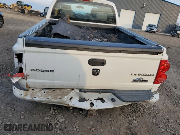 2010 Dodge Dakota Bighorn/Lonestar with VIN 1D7RW3GK8AS212476, listed as a Copart auction lot 81830154 with Not Provided miles and Salvage Title. Bid and sale history available at DreamBid. Image 6.