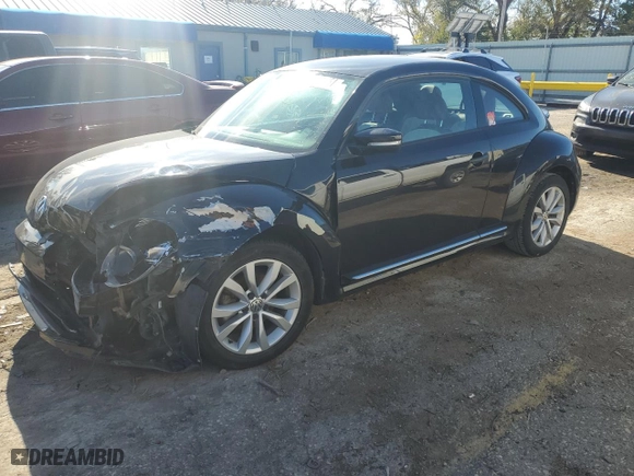2017 Volkswagen Beetle 1.8T Fleet with VIN 3VWF17AT8HM625003, listed as a Copart auction lot 80574654 with 88,467 mi miles and Salvage Title. Bid and sale history available at carsss.com. Image 1.
