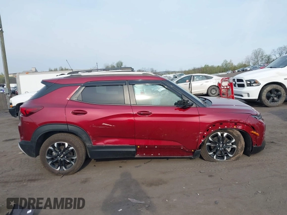 2022 Chevrolet TrailBlazer LT with VIN KL79MRSL8NB096010, listed as a IAAI auction lot 42106834 with 37,697 mi miles and . Bid and sale history available at DreamBid. Image 13.