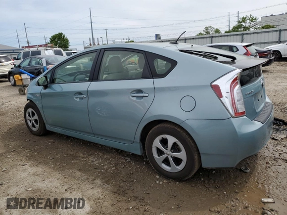 2013 Toyota Prius One z VIN JTDKN3DU2D1669993, wystawiony jako Copart lot #58293375 z przebiegiem 96 515 mil mil oraz Czysty tytuł • Clean title. Historia ofert i sprzedaży dostępna na DreamBid. Obrazek 2.
