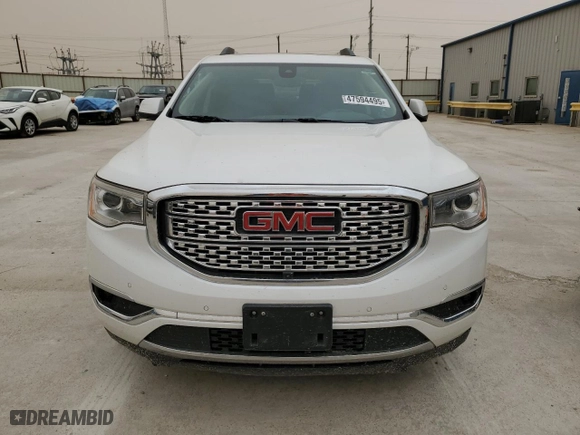 2017 GMC Acadia Denali with VIN 1GKKNPLS7HZ139859, listed as a Copart auction lot 47594495 with 105,297 mi miles and Salvage Title. Bid and sale history available at carsss.com. Image 5.
