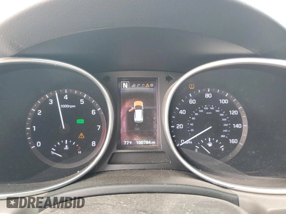 2017 Hyundai Santa Fe Ultimate with VIN 5XYZW4LA4HG488067, listed as a Copart auction lot 54984005 with 100,784 mi miles and Salvage title. Bid and sale history available at DreamBid. Image 9.