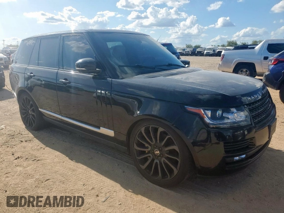 2017 Land Rover Range Rover with VIN SALGS2FE2HA353555, listed as a Copart auction lot 62909565 with 109,494 mi miles and Clean title. Bid and sale history available at DreamBid. Image 4.