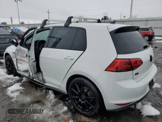 2016 Volkswagen Golf GTI SE with VIN 3VW5T7AU3GM047860, listed as a Copart auction lot 79762204 with 125,349 mi miles and Salvage Title. Bid and sale history available at carsss.com. Image 2.