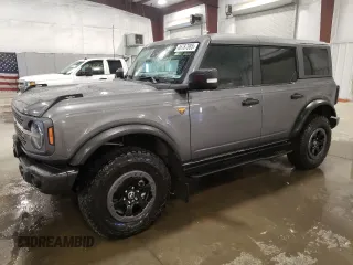 2022 Ford Bronco with VIN 1FMEE5DPXNLA75365, listed as a Copart auction lot 46787885 with 24,676 mi miles and Salvage Title. Bid and sale history available at DreamBid. Image 1.