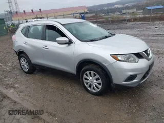 2014 Nissan Rogue SV with VIN 5N1AT2MV5EC776722, listed as a IAAI auction lot 42005088 with 107,723 mi miles. Bid and sale history available at carsss.com. Image 1.
