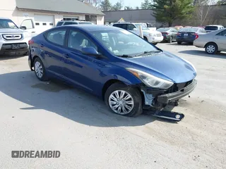 2016 Hyundai Elantra SE z VIN 5NPDH4AE1GH681813, wystawiony jako IAAI lot #42068564 z przebiegiem 128 637 mil mil oraz . Historia ofert i sprzedaży dostępna na DreamBid. Obrazek 1.