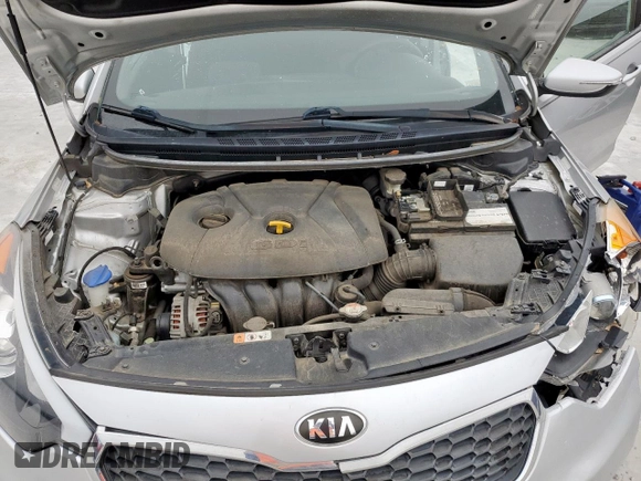 2016 Kia Forte LX z VIN KNAFK5A89G5607515, wystawiony jako Copart lot #59847625 z przebiegiem 98 917 mil mil oraz Czysty tytuł • Clean title. Historia ofert i sprzedaży dostępna na DreamBid. Obrazek 11.