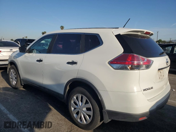 2016 Nissan Rogue S with VIN 5N1AT2MT7GC852541, listed as a Copart auction lot 52016205 with 78,005 mi miles and Salvage Title. Bid and sale history available at carsss.com. Image 2.