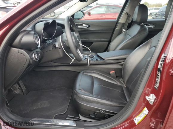 2019 Alfa Romeo Giulia with VIN ZARFAMAN7K7609661, listed as a Copart auction lot 49007875 with 36,580 mi miles and Salvage Title. Bid and sale history available at carsss.com. Image 7.