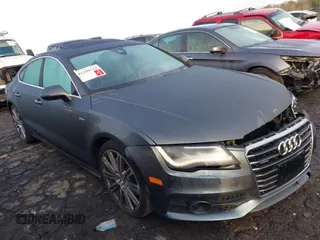 2014 Audi A7 3.0 Prestige with VIN WAU2GAFC0EN080435, listed as a IAAI auction lot 41208743 with 78,554 mi miles. Bid and sale history available at carsss.com. Image 1.