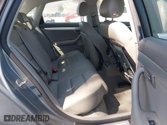 2008 Audi A4 2.0T with VIN WAUAF78E28A041678, listed as a IAAI auction lot 42614609 with 128,696 mi miles and . Bid and sale history available at DreamBid. Image 8.