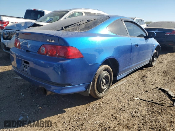 2006 Acura RSX with VIN JH4DC54826S017335, listed as a Copart auction lot 74480334 with 154,275 mi miles and Salvage Title. Bid and sale history available at carsss.com. Image 3.
