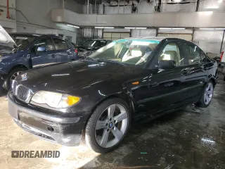 2004 BMW 3 Series 325i with VIN WBAAZ33474KP85411, listed as a Copart auction lot 87895975 with 125,536 mi miles and Salvage Title. Bid and sale history available at carsss.com. Image 1.