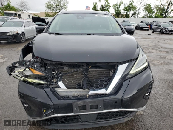 2020 Nissan Murano SL z VIN 5N1AZ2CS0LN103859, wystawiony jako Copart lot #53652915 z przebiegiem 148 364 mil mil oraz Szkoda całkowita • Salvage title. Historia ofert i sprzedaży dostępna na DreamBid. Obrazek 5.
