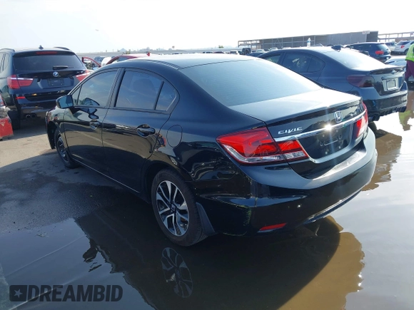 2015 Honda Civic EX z VIN 19XFB2F81FE001106, wystawiony jako IAAI lot #42413811 z przebiegiem 124 042 mil mil oraz . Historia ofert i sprzedaży dostępna na DreamBid. Obrazek 3.