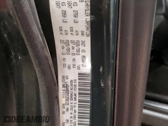 2000 Jeep Grand Cherokee Laredo with VIN 1J4GW48S2YC256123, listed as a Copart auction lot 56015855 with 147,549 mi miles and Salvage title. Bid and sale history available at DreamBid. Image 13.