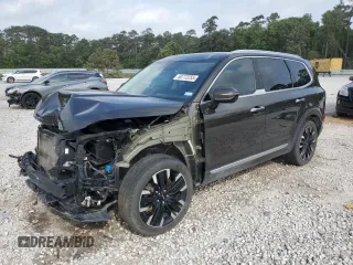 2023 Kia Telluride SX X-Line z VIN 5XYP5DGC8PG368339, wystawiony jako Copart lot #50772255 z przebiegiem 76 358 mil mil oraz Czysty tytuł • Clean title. Historia ofert i sprzedaży dostępna na DreamBid. Obrazek 1.