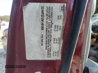 1998 Buick Regal GS with VIN 2G4WF5212W1461804, listed as a Copart auction lot 80843804 with 0 mi miles and Salvage Title. Bid and sale history available at carsss.com. Image 12.