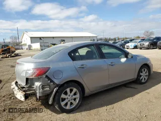 2011 Mazda 3 i Touring with VIN JM1BL1VF3B1452606, listed as a Copart auction lot 46803575 with 159,206 mi miles and Salvage Title. Bid and sale history available at carsss.com. Image 3.
