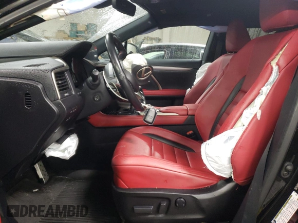 2020 Lexus RX 350 F Sport Performance with VIN 2T2YZMDA5LC257762, listed as a Copart auction lot 52093915 with 43,246 mi miles and Salvage title. Bid and sale history available at DreamBid. Image 7.