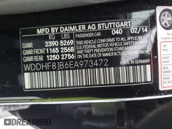 2014 Mercedes-Benz E 350 Luxury z VIN WDDHF8JB6EA973472, wystawiony jako Copart lot #43586485 z przebiegiem 106 447 mil mil oraz Nie do naprawy • Non repairable. Historia ofert i sprzedaży dostępna na DreamBid. Obrazek 12.