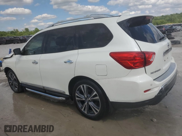 2020 Nissan Pathfinder Platinum with VIN 5N1DR2DN5LC575976, listed as a Copart auction lot 55858615 with 108,833 mi miles and Salvage title. Bid and sale history available at DreamBid. Image 2.