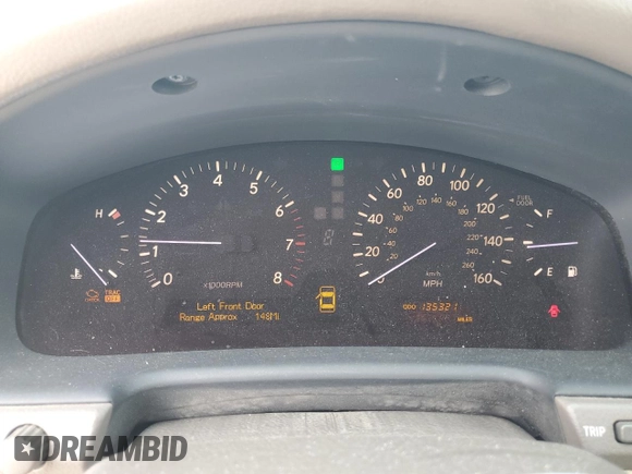 2004 Lexus LS 430 with VIN JTHBN36F340165164, listed as a Copart auction lot 55508685 with 135,321 mi miles and Clean Title. Bid and sale history available at DreamBid. Image 9.