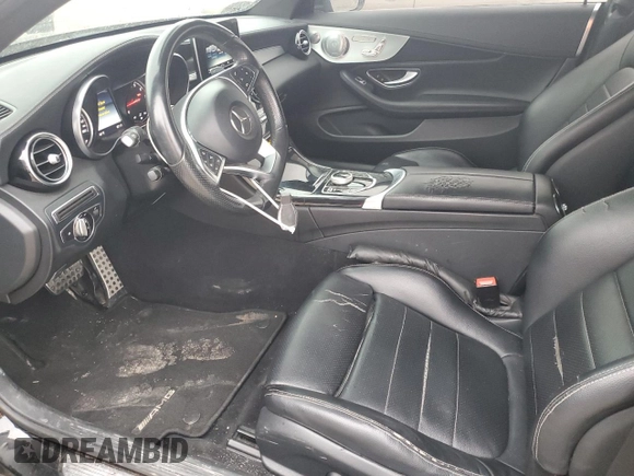 2017 Mercedes-Benz C 300 z VIN WDDWJ4KB2HF371513, wystawiony jako Copart lot #51837745 z przebiegiem 111 560 mil mil oraz Szkoda całkowita • Salvage title. Historia ofert i sprzedaży dostępna na DreamBid. Obrazek 7.