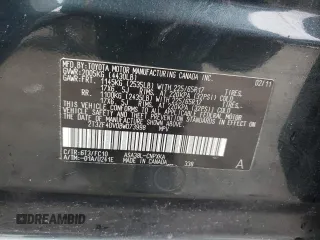 2011 Toyota RAV4 with VIN 2T3ZF4DV0BW073998, listed as a Copart auction lot 52145335 with 147,182 mi miles and Clean Title. Bid and sale history available at DreamBid. Image 13.
