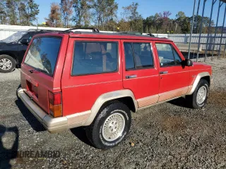1993 Jeep Cherokee z VIN 1J4FT78S9PL634409, wystawiony jako Copart lot #77034984 z przebiegiem 146 585 mil mil oraz Szkoda całkowita • Salvage title. Historia ofert i sprzedaży dostępna na DreamBid. Obrazek 3.