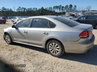2014 Volkswagen Passat Wolfsburg Edition with VIN 1VWAS7A30EC074232, listed as a Copart auction lot 86975554 with 197,060 mi miles and Salvage title. Bid and sale history available at DreamBid. Image 2.