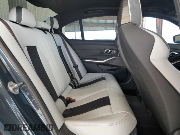 2024 BMW M3 Competition xDrive with VIN WBS43AY01RFS01430, listed as a Copart auction lot 53973245 with 6,584 mi miles and Salvage title. Bid and sale history available at DreamBid. Image 10.