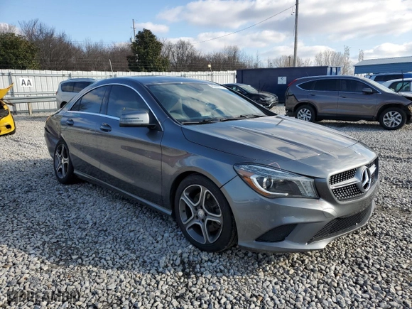 2014 Mercedes-Benz CLA-Class CLA 250 with VIN WDDSJ4EB1EN127119, listed as a Copart auction lot 45369175 with 127,280 mi miles and Salvage Title. Bid and sale history available at carsss.com. Image 4.