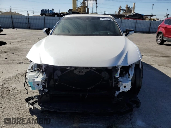2024 Lexus ES 300h with VIN 58ADA1C1XRU054067, listed as a Copart auction lot 56559045 with 9,707 mi miles and Salvage title. Bid and sale history available at DreamBid. Image 5.