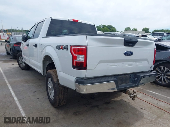 2019 Ford F-150 XL with VIN 1FTEW1E53KFD17091, listed as a IAAI auction lot 42320554 with 166,961 mi miles and . Bid and sale history available at DreamBid. Image 3.