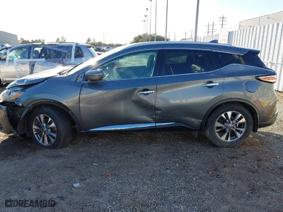 2017 Nissan Murano SL with VIN 5N1AZ2MG8HN189813, listed as a IAAI auction lot 41605558 with 158,440 mi miles. Bid and sale history available at carsss.com. Image 14.