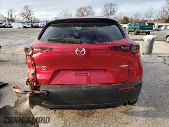 2022 Mazda CX-30 S Premium with VIN 3MVDMBDL2NM402904, listed as a Copart auction lot 88276205 with 29,140 mi miles and Salvage Title. Bid and sale history available at carsss.com. Image 6.