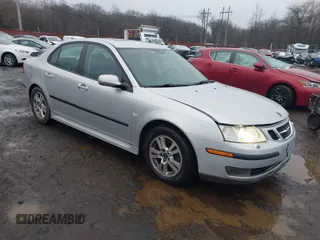 2006 Saab 9-3 with VIN YS3FD49Y061133447, listed as a IAAI auction lot 41525303 with 88,245 mi miles. Bid and sale history available at carsss.com. Image 1.