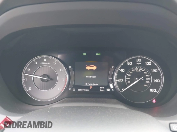 2020 Acura RDX Advance with VIN 5J8TC2H79LL035917, listed as a IAAI auction lot 42340862 with 18,378 mi miles and . Bid and sale history available at DreamBid. Image 7.