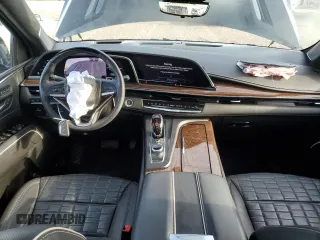 2021 Cadillac Escalade ESV 4WD Premium Luxury Platinum z VIN 1GYS4MKLXMR343647, wystawiony jako Copart lot #54964225 z przebiegiem 102 111 mil mil oraz Nie do naprawy • Non repairable. Historia ofert i sprzedaży dostępna na DreamBid. Obrazek 8.