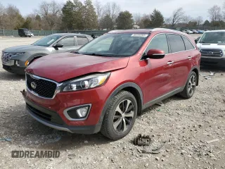 2016 Kia Sorento EX with VIN 5XYPH4A59GG152422, listed as a Copart auction lot 48296965 with 125,840 mi miles and Clean Title. Bid and sale history available at carsss.com. Image 1.