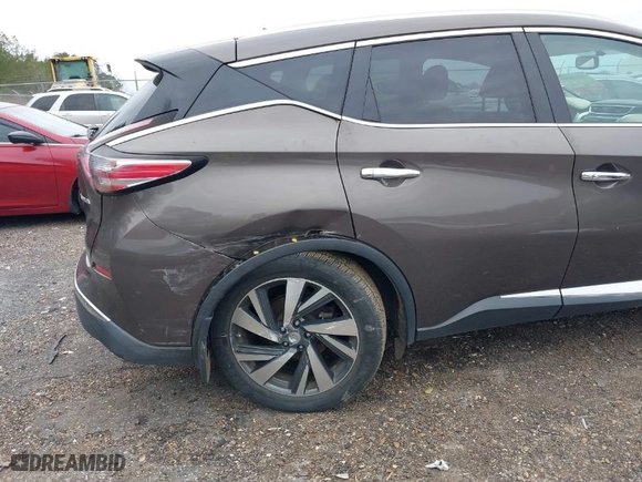 2015 Nissan Murano SL with VIN 5N1AZ2MG8FN284191, listed as a IAAI auction lot 41238481 with 83,902 mi miles. Bid and sale history available at carsss.com. Image 6.