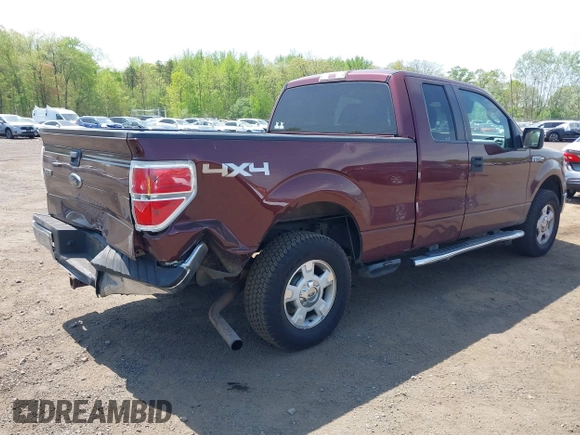 2010 Ford F-150 XL with VIN 1FTEX1E84AFC33271, listed as a IAAI auction lot 42161569 with 134,654 mi miles and . Bid and sale history available at DreamBid. Image 4.