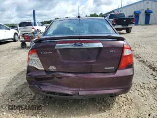 2012 Ford Fusion SEL with VIN 3FAHP0JG3CR411445, listed as a Copart auction lot 60745575 with 209,421 mi miles and Salvage title. Bid and sale history available at DreamBid. Image 6.
