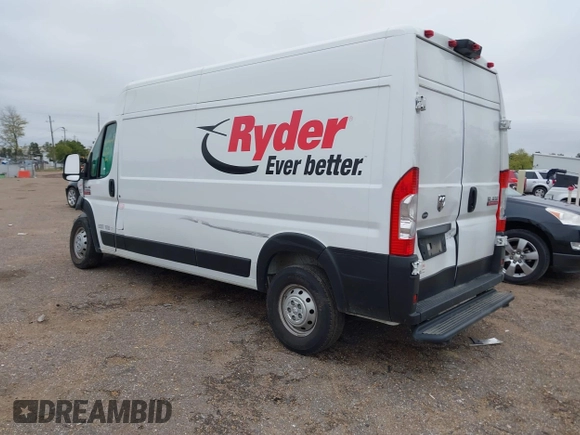 2022 Ram ProMaster Cargo with VIN 3C6LRVDG3NE110280, listed as a IAAI auction lot 40763747 with Not Provided miles and . Bid and sale history available at DreamBid. Image 3.
