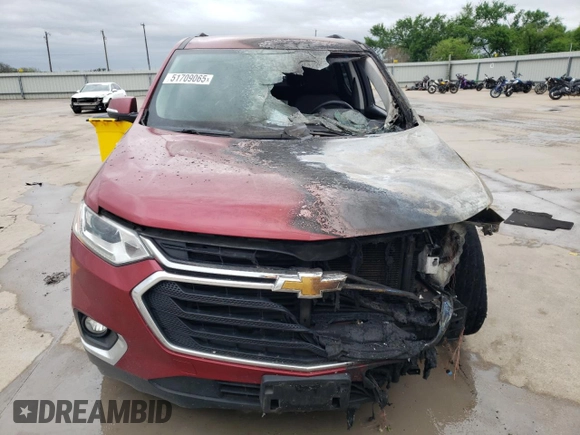 2019 Chevrolet Traverse LT Cloth with VIN 1GNERGKW3KJ197742, listed as a Copart auction lot 51709065 with 0 mi miles and Non Repairable. Bid and sale history available at carsss.com. Image 5.