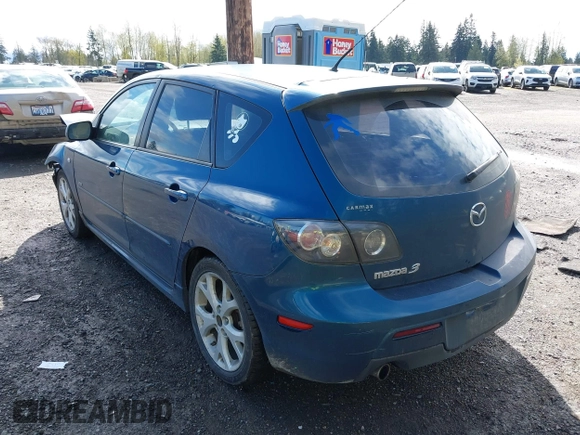 2008 Mazda Mazda3 s Sport with VIN JM1BK343781796292, listed as a IAAI auction lot 41970668 with 197,050 mi miles. Bid and sale history available at carsss.com. Image 3.