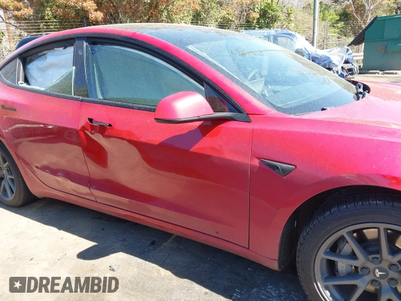 2022 Tesla Model 3 Long Range with VIN 5YJ3E1EB1NF272452, listed as a IAAI auction lot 41897358 with 78,458 mi miles and . Bid and sale history available at DreamBid. Image 13.