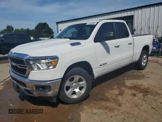2022 Ram 1500 Big Horn with VIN 1C6RREBG1NN273017, listed as a Copart auction lot 61803835 with 77,450 mi miles and Salvage title. Bid and sale history available at DreamBid. Image 1.
